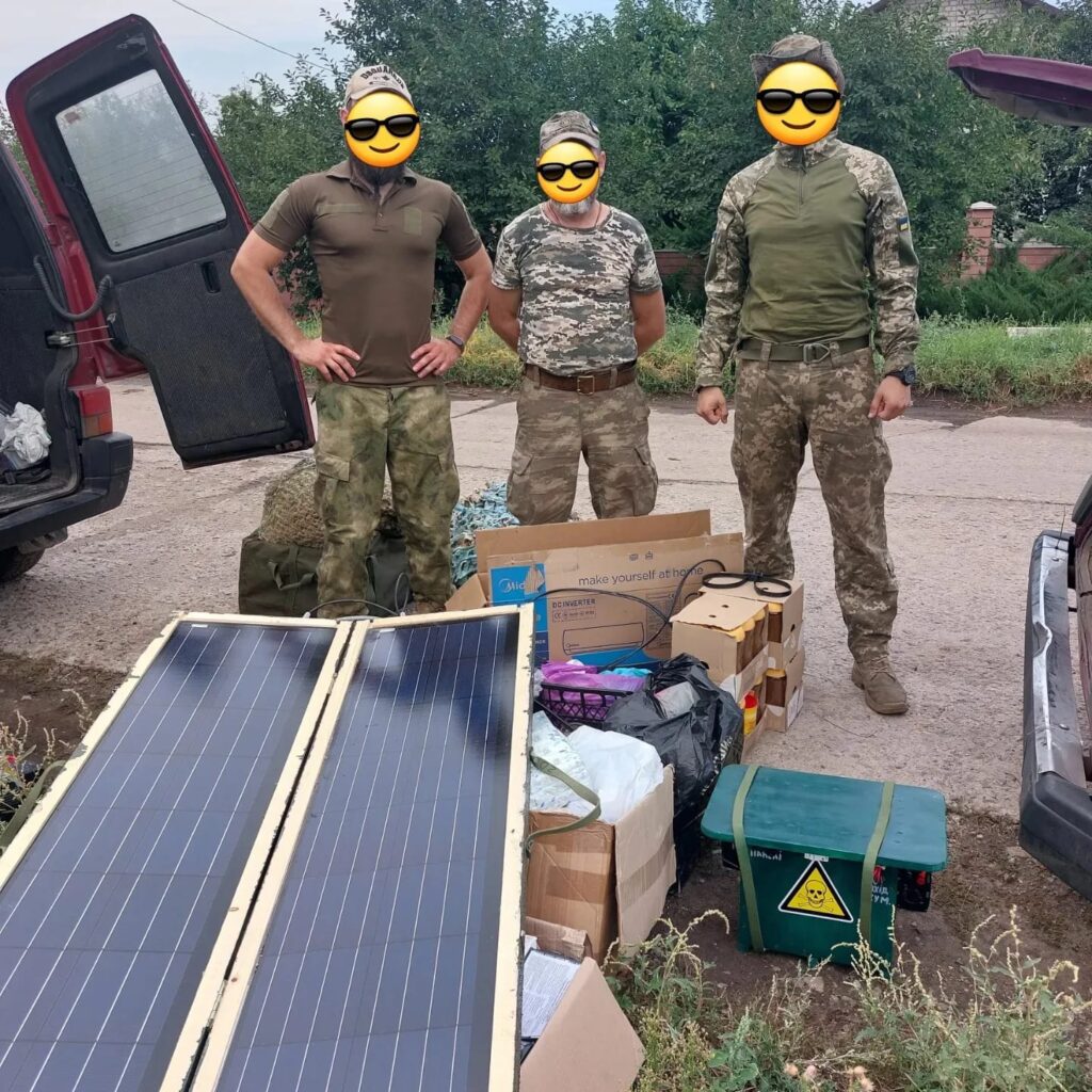 Image for Відправили військовим у Харків перший комплект сонячних панелей