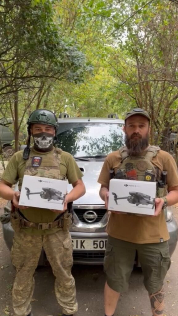 Image for Thanks to donations from OLDboi UA and its subscribers, we managed to strengthen the 78th Separate Territorial Defense Battalion of Ivano-Frankivsk and the 79th Separate Battalion of the 102nd Separate Brigade of the Territorial Defense Forces with DJI Mavic drones.