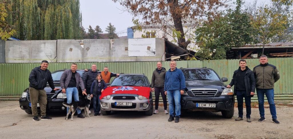 Image for We received 3 cars for the military from our Lithuanian brothers!