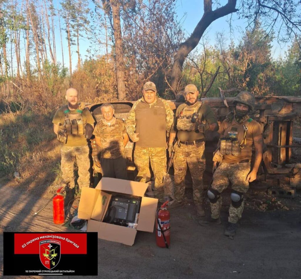 Image for Volunteers of the “One for One” organization gave us drones, electronic devices, charging stations, Starlink, a car, and winter tires