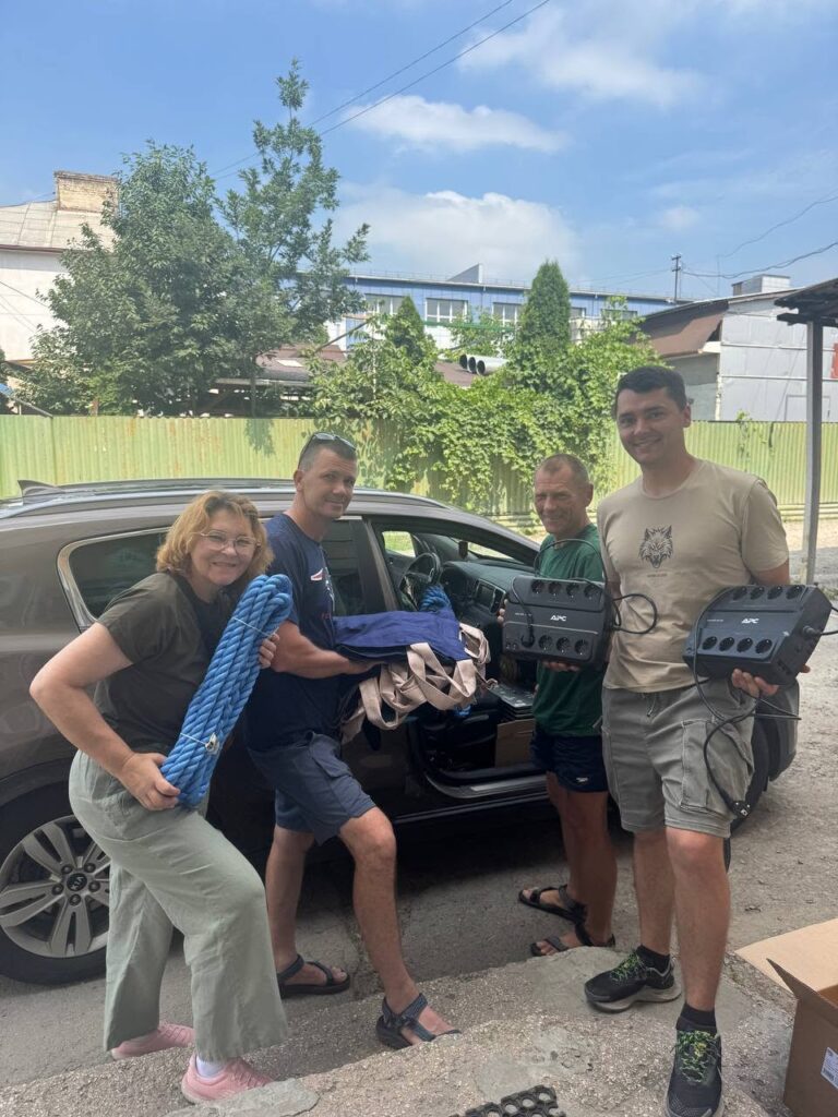 Image for Only Lithuanian volunteers know how to pack a car like this!